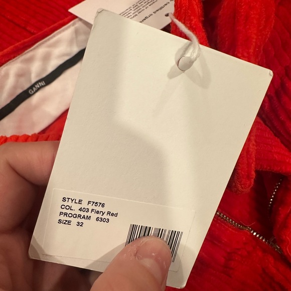 GANNI red pant - Picture 2 of 4